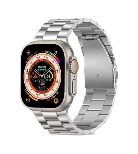 Silver Smart Watch – Premium Metallic Edition ✨